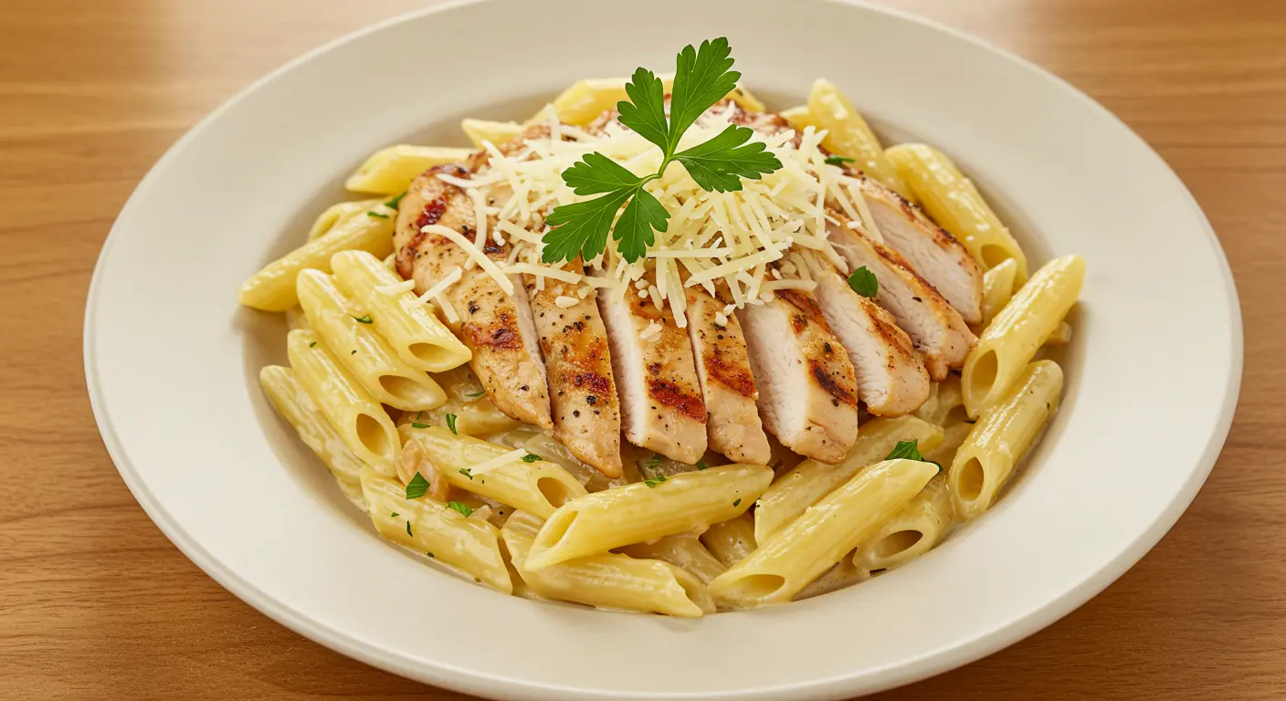 garlic parmesan chicken pasta